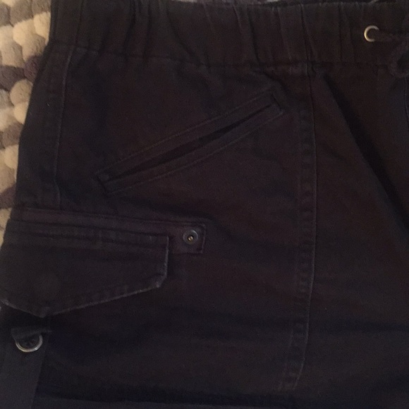 Volcom Black Drawstring Shorts - Picture 2 of 5